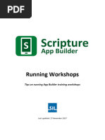 Scripture App Builder 09 Running Workshops