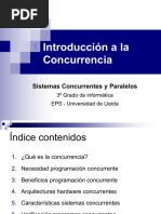 Tema 1 - Introducción Concurrencia