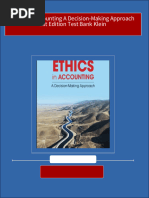 Ethics in Accounting A Decision-Making Approach 1st Edition Test Bank Klein 2024 Scribd Download Full Chapters