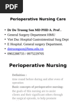 Perioperative Nursing