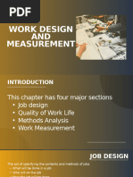 Work Design and Measurement