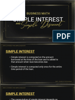 Simple Interest and Discount Part1