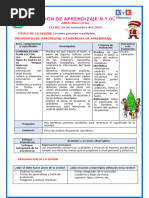 Sesion Plan Lector-Leemos Poemas Navideños