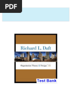 Complete Answer Guide For Organization Theory and Design 12th Edition Daft Test Bank