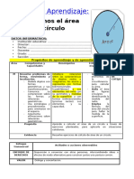 5º Grado Dia 2 Mat. Hallamos El Área Del Círculo