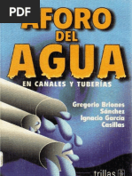 Aforo Del Agua en Canales y Tuberías - Gregorio Briones e Ignacio García