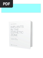 Full Download Implants in The Esthetic Zone A Step by Step Treatment Strategy Ueli Grunder PDF