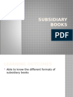 Subsidiary Books