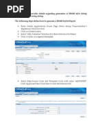 BR100 Styled Report Document