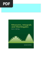 Measures Integrals and Martingales 2nd Edition Ren L. Schilling Ebook All Chapters PDF