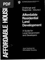 Affordable Housing Challenge and Response, Volume I, Affordable Residential Land Development - A Guide For Local Government and Developers (PDFDrive)