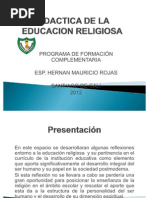 Presentacion - Didactica de La Educacion Religiosa