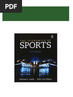 Complete (Original PDF) The Economics of Sports 5th Edition by Michael A. Leeds PDF For All Chapters