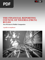 The Financial Reporting Council of Nigeria FRCN Rules For Private Public Companies