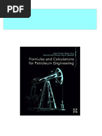 Formulas and Calculations For Petroleum Engineering 2019 Cenk Temizel Tayfun Tuna Mehmet Melih Oskay Luigi Saputelli 2024 Scribd Download