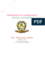 M.SC I Year Syllabus 23-24