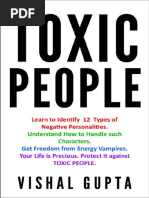 12 Types of Toxic People