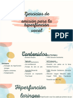 PDF Ejercicios de Emision para La Hiperfuncion Vocal Compress