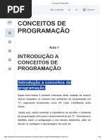 Conceitos de Programação Bruna