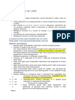 Biochemistry of Lipid