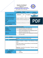 Lesson Plan For 2nd Teaching Demo