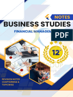 CLASS XII BST Chapterwise Topicwise Notes Chapter 9 Financial Management