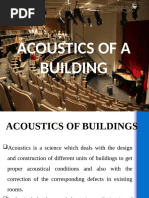 Acoustics of A Building