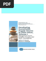 Full Download Developing Sustainable Supply Chains To Drive Value Volume 1 Management Issues Insights Concepts and Tools Foundations Melnyk PDF