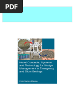 Novel Concepts Systems and Technology For Sludge Management in Emergency and Slum Settings 1st Edition Peter Matuku Mawioo (Author)