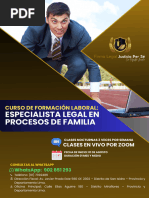 Curso de Formación Laboral Especialista Legal en Procesos de Familia