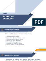 Topic 5 Money in Economy