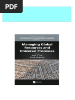 Full Managing Global Resources and Universal Processes 2nd Edition Brian D. Fath (Editor) Ebook All Chapters