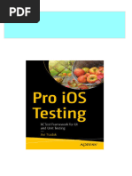 (FREE PDF Sample) Pro iOS Testing: XCTest Framework For UI and Unit Testing Avi Tsadok Ebooks