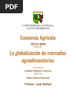 La Globalización de Mercados Agroalimentarios