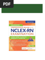 (Ebook PDF) Saunders Comprehensive Review For The NCLEX-RN Examination 8th Edition 2024 Scribd Download