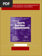 Instant Download Essentials of Sports Nutrition and Supplements 1st Edition Christopher B. Scott (Auth.) PDF All Chapter