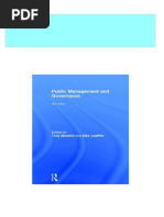 Instant Download Public Management and Governance Tony Bovaird PDF All Chapter