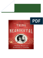 Full Download (Ebook PDF) How To Think Like A Neandertal PDF