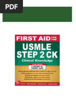 First Aid For The USMLE Step 2 CK 10th Edition Tao Lee - Ebook PDF Ebook All Chapters PDF