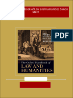 PDF The Oxford Handbook of Law and Humanities Simon Stern Download