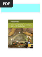 (Ebooks PDF) Download Ground Characterization and Structural Analyses For Tunnel Design 1st Edition Benjamín Celada (Author) Full Chapters