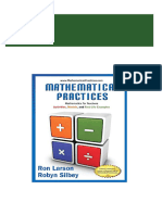 Get (Ebook PDF) Mathematical Practices, Mathematics For Teachers: Activities, Models, and Real-Life Examples PDF Ebook With Full Chapters Now