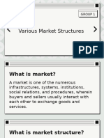 Various Market Structures G1