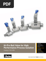 Parker Ball Valve Hi-Pro Series