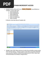 Latihan Microsoft Access