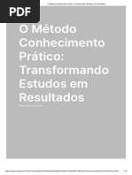 O Método Conhecimento Prático - Transformando Estudos em Resultados