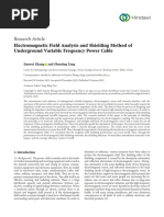 Electromagnetic Field Analysis and Shielding Method of Underground Variable Frequency Power Cable