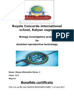 Biology Investigatory Project Class 12