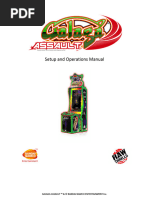 Galaga Assault Game Service Manual Namco Games