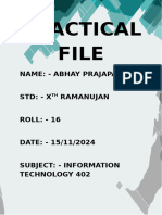 Practical File